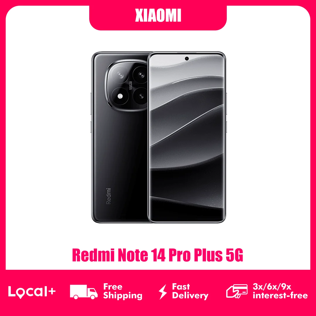 Redmi Note 14 Pro+ 5G Smartphone NFC Snapdragon 7S Gen 3 200 MP Rückkamera IP68