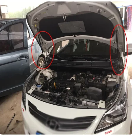 

2x демпфер капота для HYUNDAI Solaris/Excel/i25/Accent RB/RC MK3 2010-2019 гг., модификация переднего капота, газовые стойки, подъемная опора, амортизатор