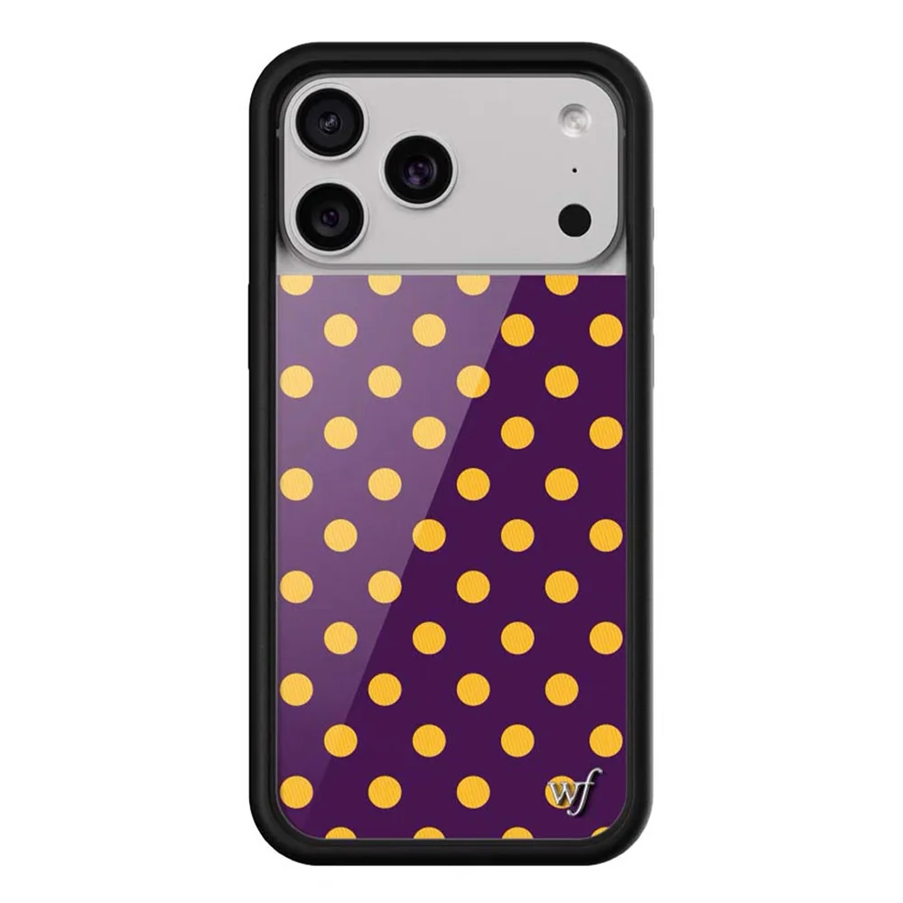 New Wildflower INS Cherry Strawberry Polka Dot Phone Case for 17 16 15 14 13 12 Pro Max 16 Plus 15 pro 3D WF Cute Cartoon Cover