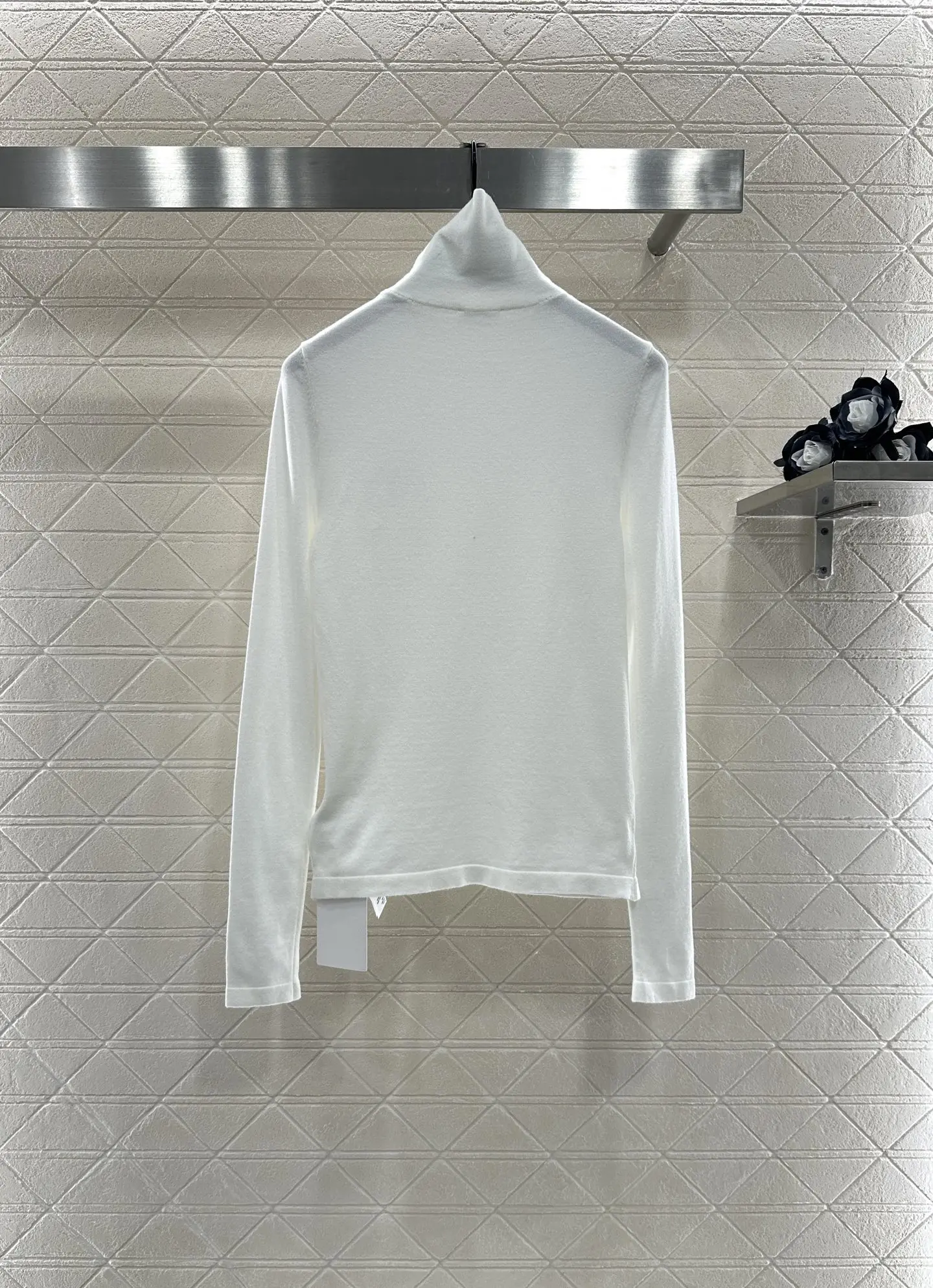 

25 Autumn new high-neck long-sleeved T-shirt women's trendy, casual and slimming base layer top