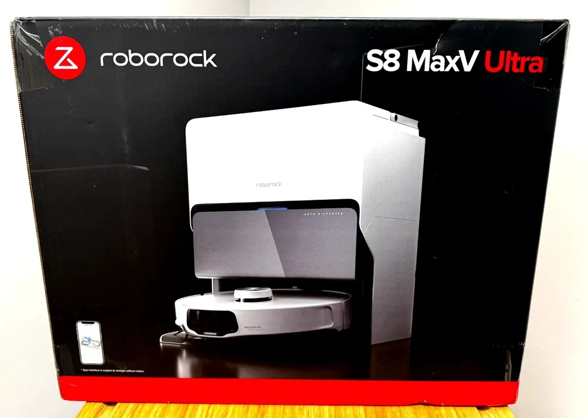 Novo Robô Aspirador e Passador de Pano Original Roborock S8 MaxV Ultra 2026 com Design FlexiArm e Escova Lateral