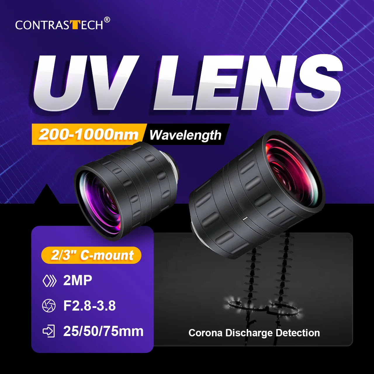 Uv Lens 240-380Nm F…