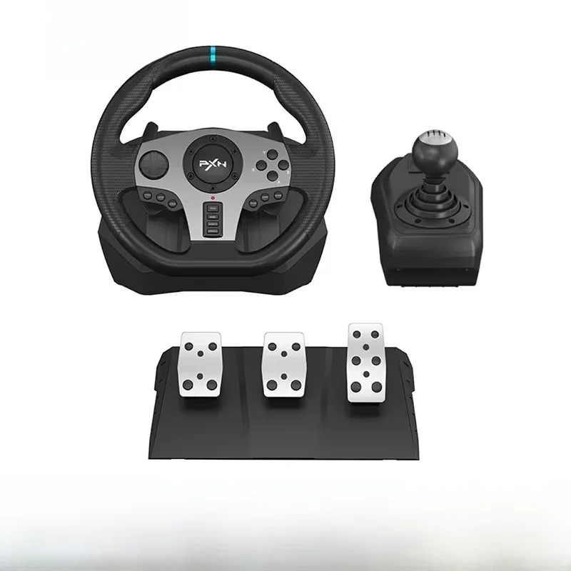 PXN V9 Gen2/V9 Gaming-Lenkrad ° /900 °   Rennsimulator für PS4, PS3, PC Windows 7/8/10/11, Xbox One, Xbox Series X/S