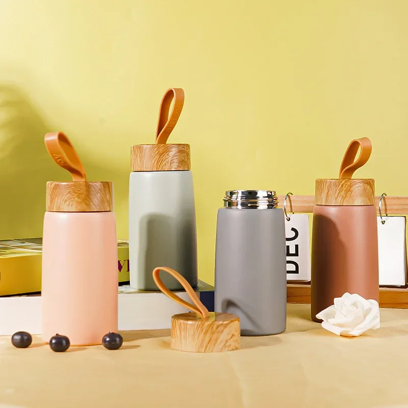 Tasse à café isolée 304, gobelet en acier inoxydable, Thermos, flacon sous vide, Mini bouteille d'eau, tasse de voyage Portable, tasse thermique