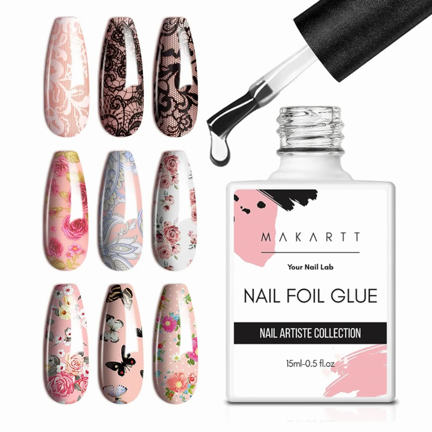 

15 мл клей для ногтей, фольгированный гель для переноса ногтей, наклейки для переноса ногтей, гель-лак для ногтей, замачиваемая светодиодная лампа, необходимая маникюр