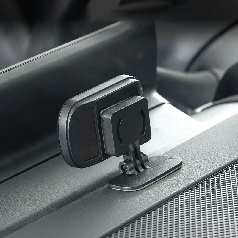 Universal Car Adhesive-Free Mount Base Removable Dashboard Holder for GPS Tracker Dash Cam Parking Pass Toll Tag Transponder