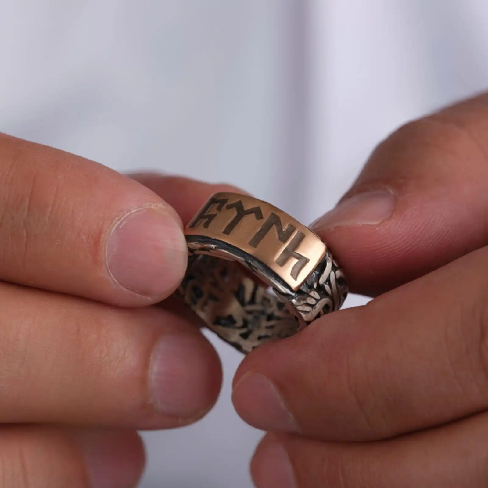 

Custom Engraved Silver Rings - Turkish-inspired His and Hers Wedding Set - Gift For Him, Handmade Jewelry