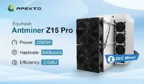 

Buy Now Bitmain Antminer Z15 Pro 840k 2780W Blockchain Equihash ZEC Zcash Asic Miner
