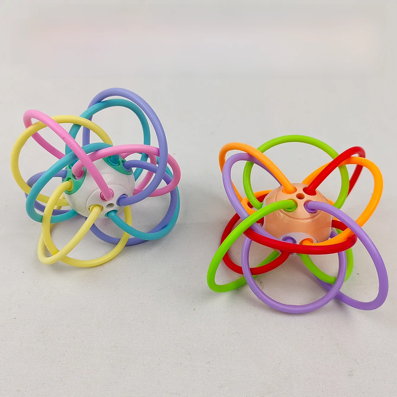 Manhattan – poignée de golfeur carrée, anneau de dentition, boule de meulage, jouet éducatif