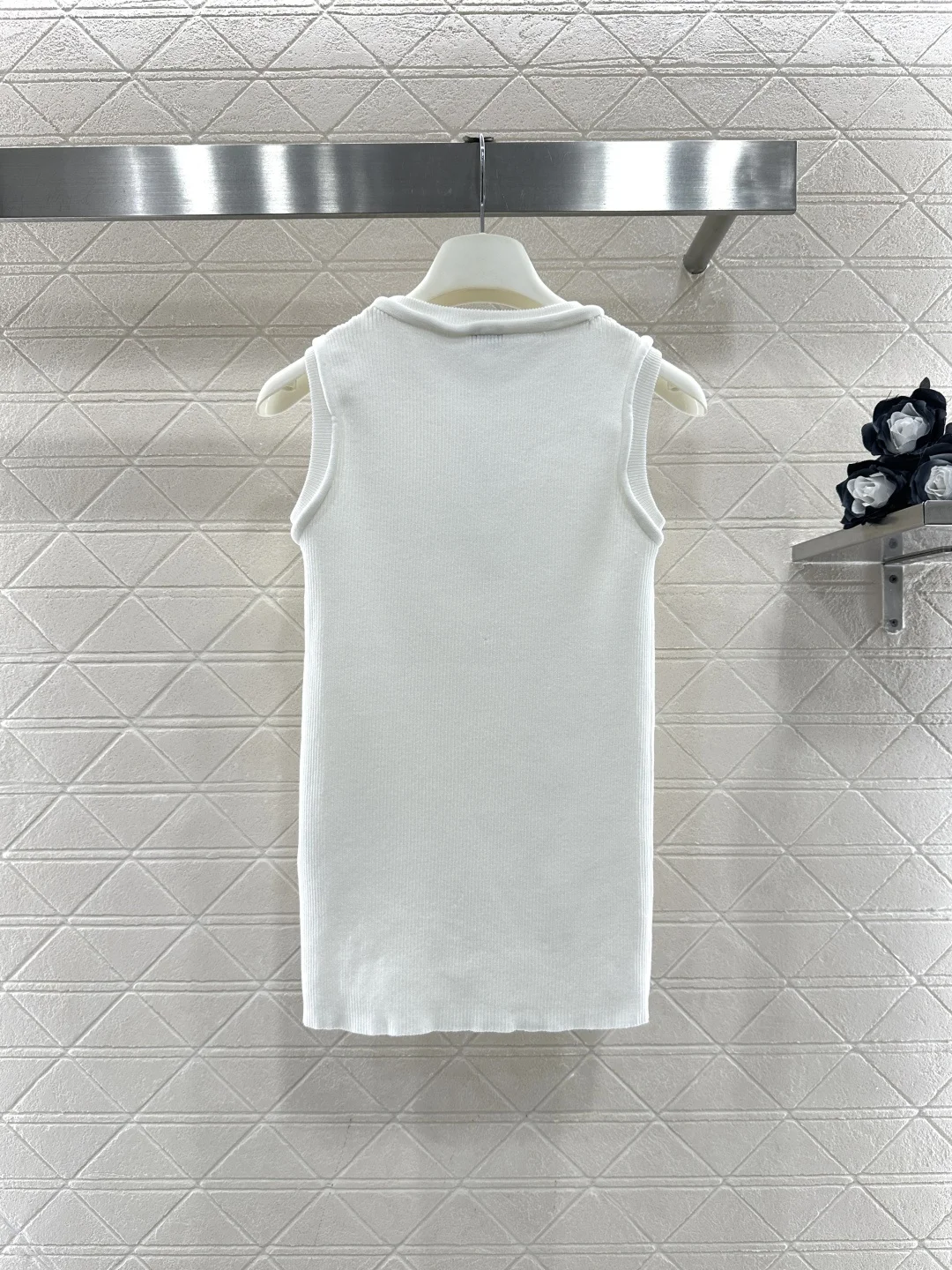 

2026 женский жилет с v-образным вырезом, хлопковая полноценная блузка с круглым вырезом, вертикальная вязаная однотонная простая повседневная женская блузка