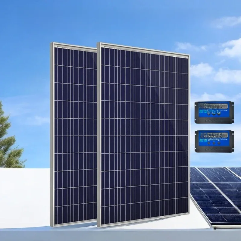 500W1000W Solar Panel Kit 12V Solar Panel 100A Controller USB Port Portable Solar Battery Charger for Outdoor Camping Mobile RV