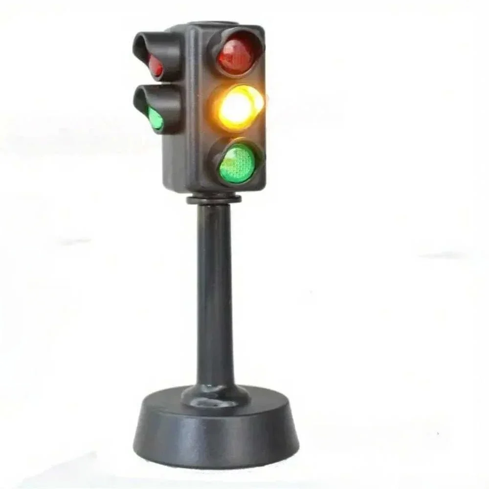 Mini blocs de feux de signalisation routière, éducation de la sécurité des enfants, Puzzle, jouet de feu de circulation, cadeau pour enfants