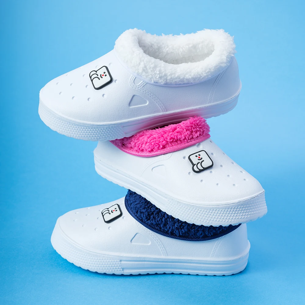 Able Factory Plot Maru Winter All-out EVA Children's adult hair Indoor Shoes