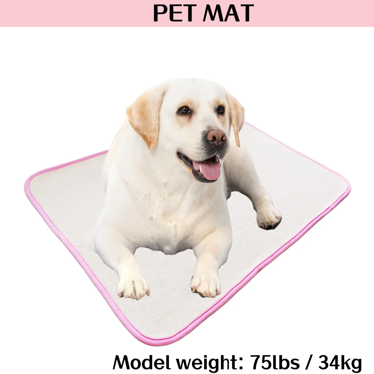 Absorbent Dog Pee Pad Reusable Pet Cat Dogs Urine Mat Waterproof Puppy Training Diaper Mats 50 * 70 CM Medium Size Diapers Pads