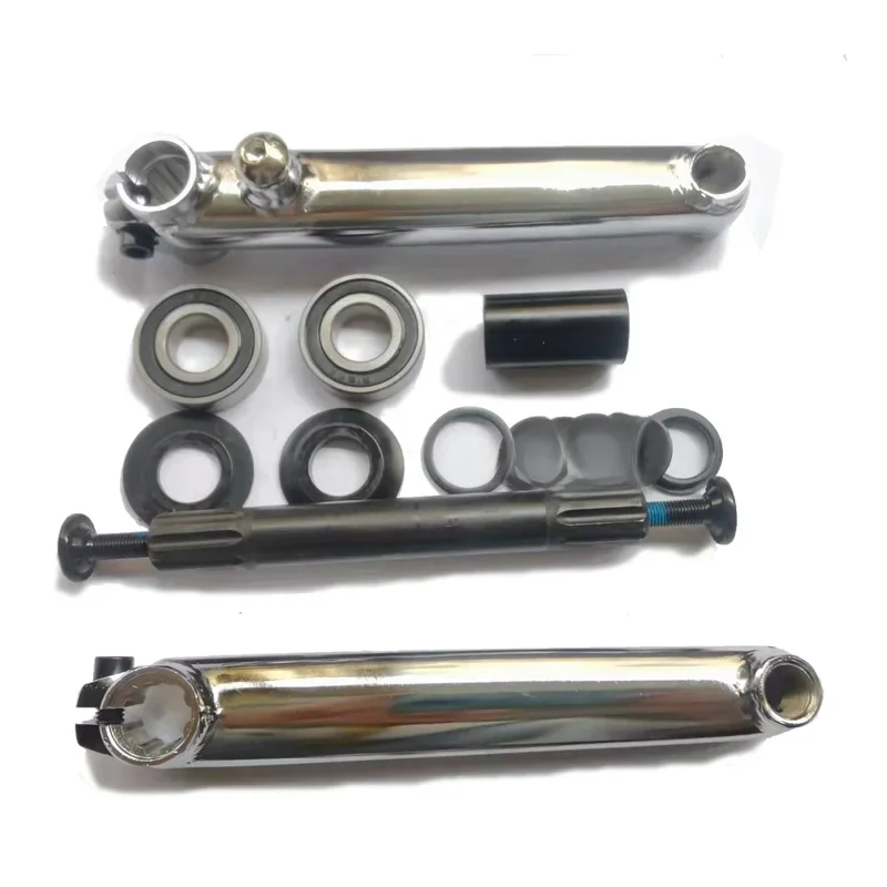 Taozik 8 Spline 170 Mm anoda wykończona Bb Bmx ramię korba rowerowa płaski wspornik dolny — zdjęcie 2