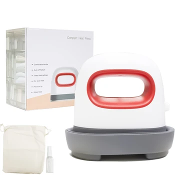 Easy Press Mini-Wärmeübertragungsmaschine, Logo, T-Shirts, Etiketten, Schuhe, Sublimationsdruck, tragbare Eisen-Wärmepressmaschine