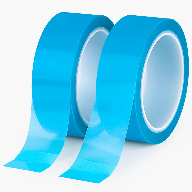 50M/Roll PET Blue Fixed Refrigerator Tape Traceless Air Conditioner Fax Machine Printer Parts Fixed Installation Adhesive Tape