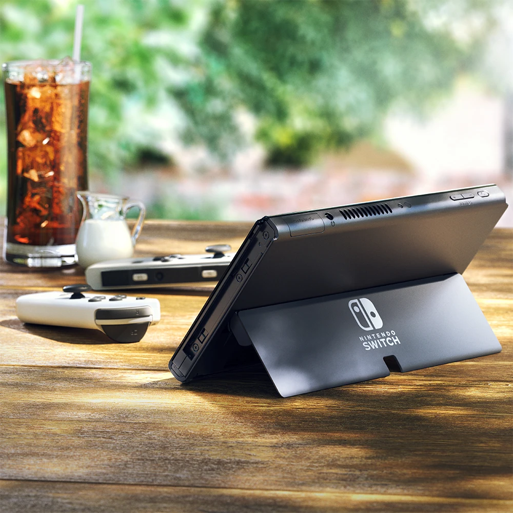وحدة تحكم ألعاب فيديو نينتندوز سويتش OLED ، 64 جيجابايت ، شاشة OLED 7 بوصة ، Joy Con #3
