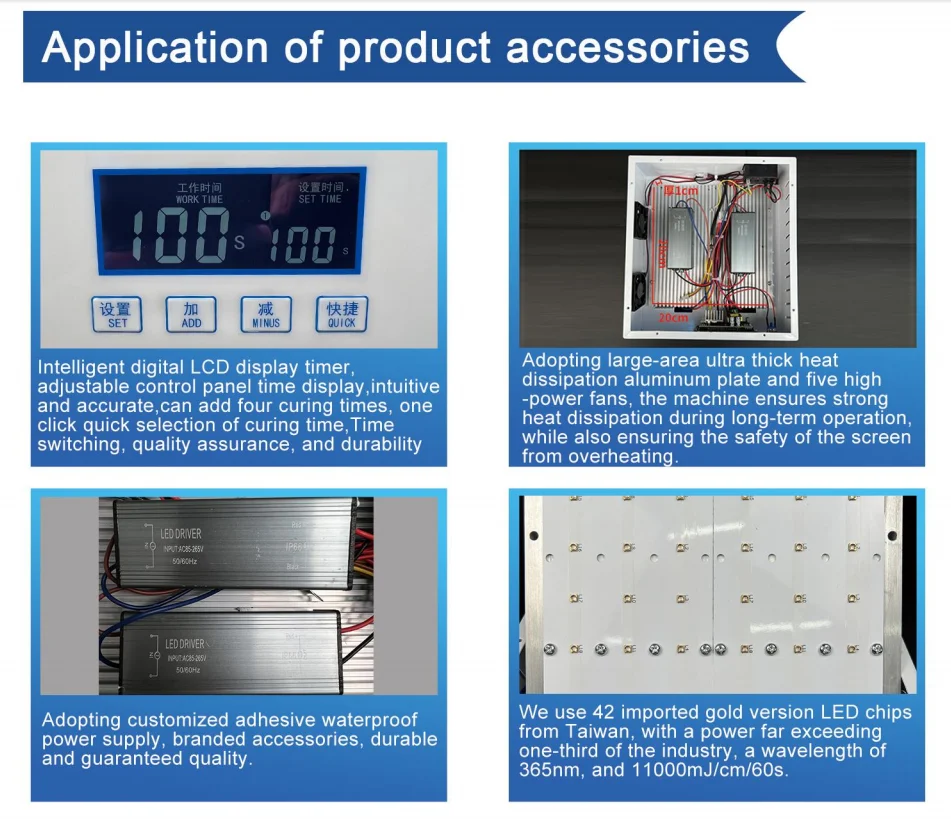 NJLD LD-29-2 New 10 Inch UV Curing Lamp for Mobile Phone LCD Display Laminated OCA Film Cured Using