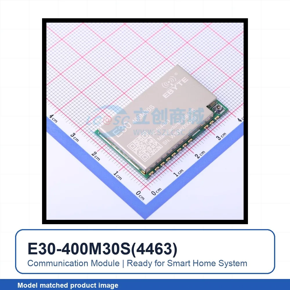2pcs E30-400M30S(4463) SMD 24x38.5mm transceiver GFSK 30dBm RF Wireless Communication Module for Smart Home System