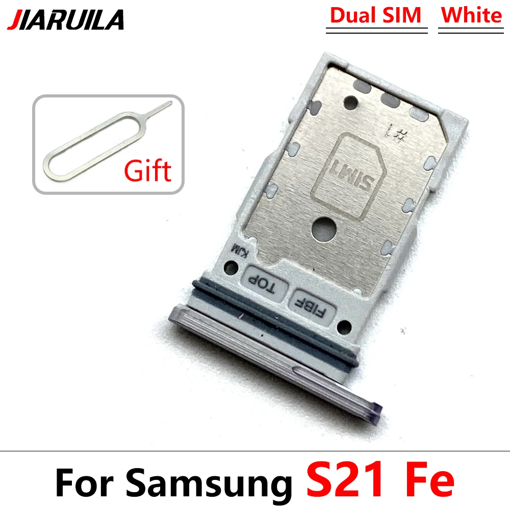 Phone Sim Card Tray For Samsung  S21 Fe / S21 Ultra / S21 Plus G990 G991 G996 G998 New SIM Chip Slot Holder With Tool