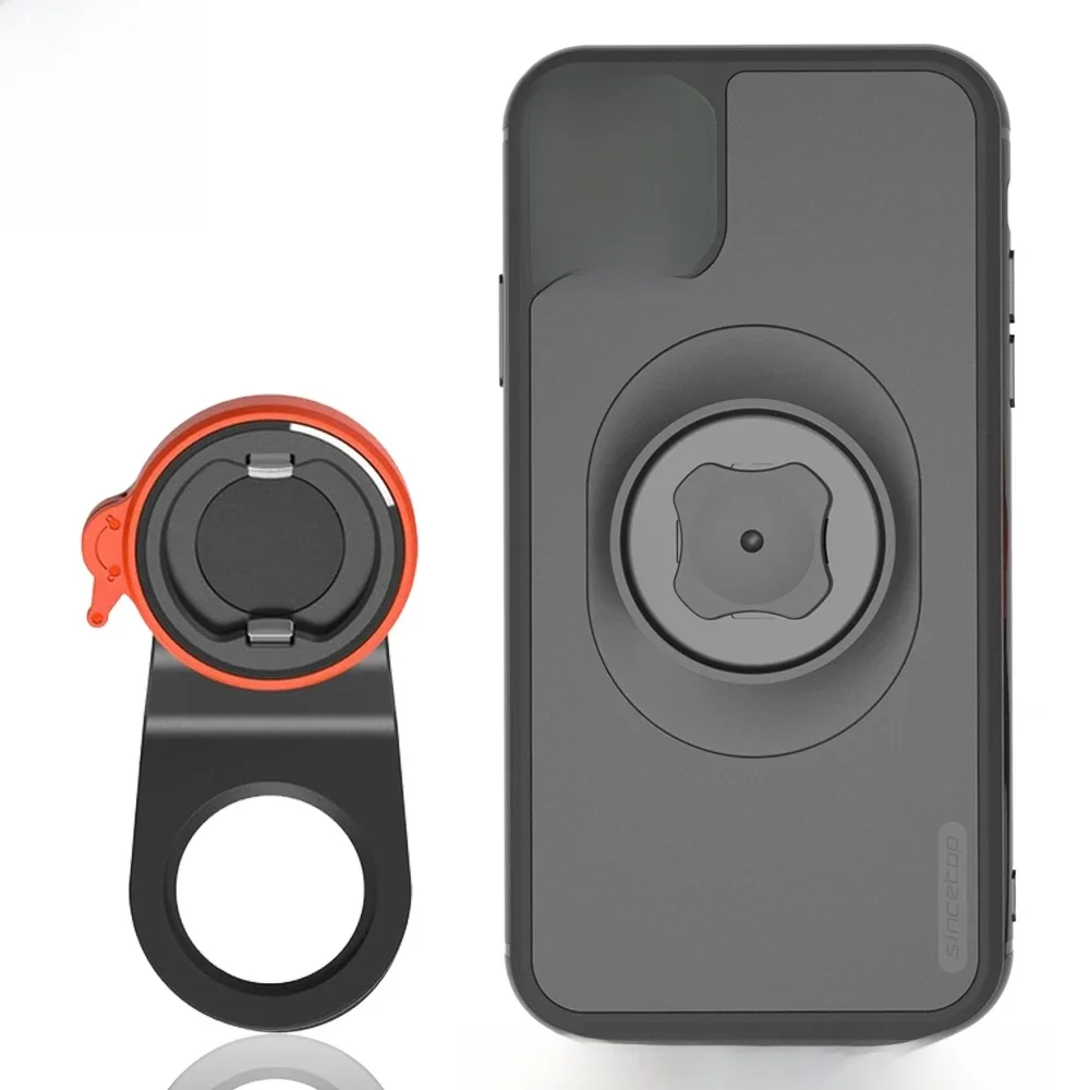 Uchwyt na telefon do roweru górskiego, kompatybilny z modelami iPhone 18 Pro Max, 16 Pro, 15, 14 i 13 – wstrząsoodporny uchwyt na kierownicę z etui chroniącym przed wstrząsami, idealny do jazdy na rowerze. — zdjęcie produktu 7