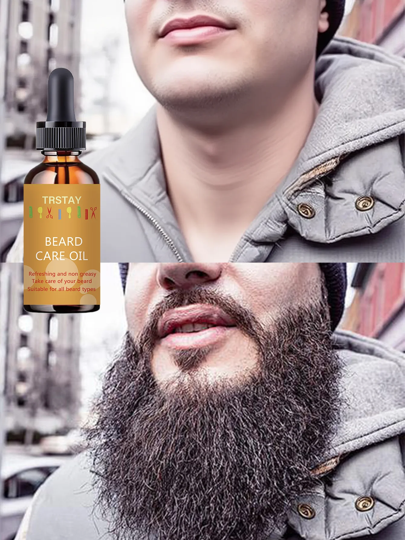 Nourishing Beard Essential Oil with Natural Ingredients for Smooth Soft Healthy Beard Care Perfect Gift for Boyfriend Husband Da - Image 6
