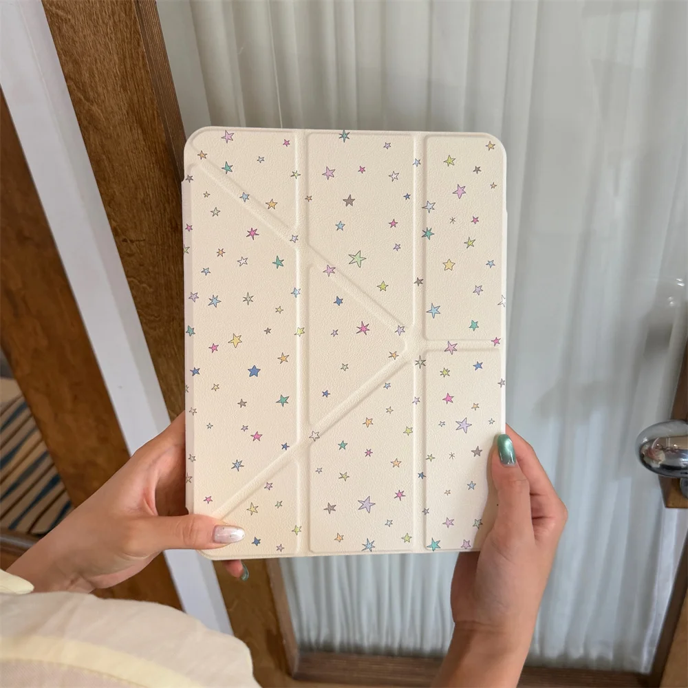 Cute Colorful Stars Tablet Case for Pro 2024 2025 13