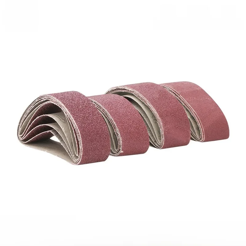HAMPTON 5 sztuk taśmy szlifierskie 75x533mm 40/60/80/120 Grit Sander plik zestaw pasków narzędzia ścierne akcesoria — zdjęcie 2