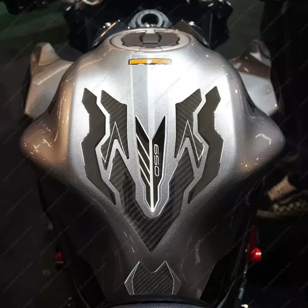 Untuk Kawasaki Z650 2023-2025 Stiker Tangki Bahan Bakar Sepeda Motor Stiker Gel Epoksi 3D Stiker Tahan Air dan Tahan Gores