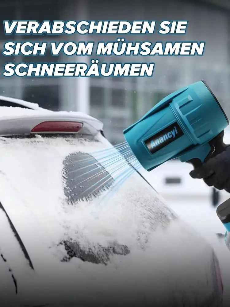 Kabelloser Laubbläser Turbo Jet Bürstenloser Staubbläser für Makita 18V ohne Akku (Nur Gerät)