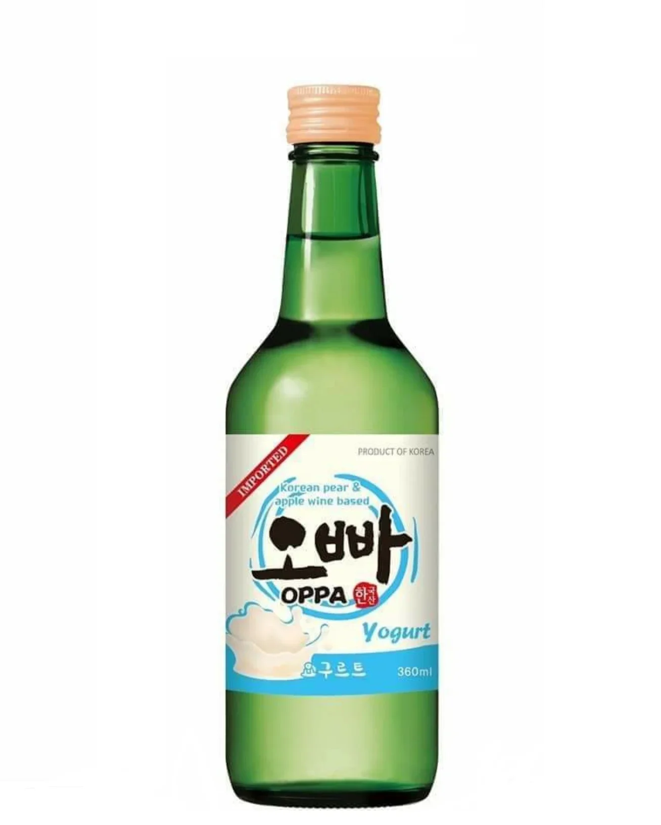 Rice drink soju flavors c/alcohol Minimum 18anos 360ml