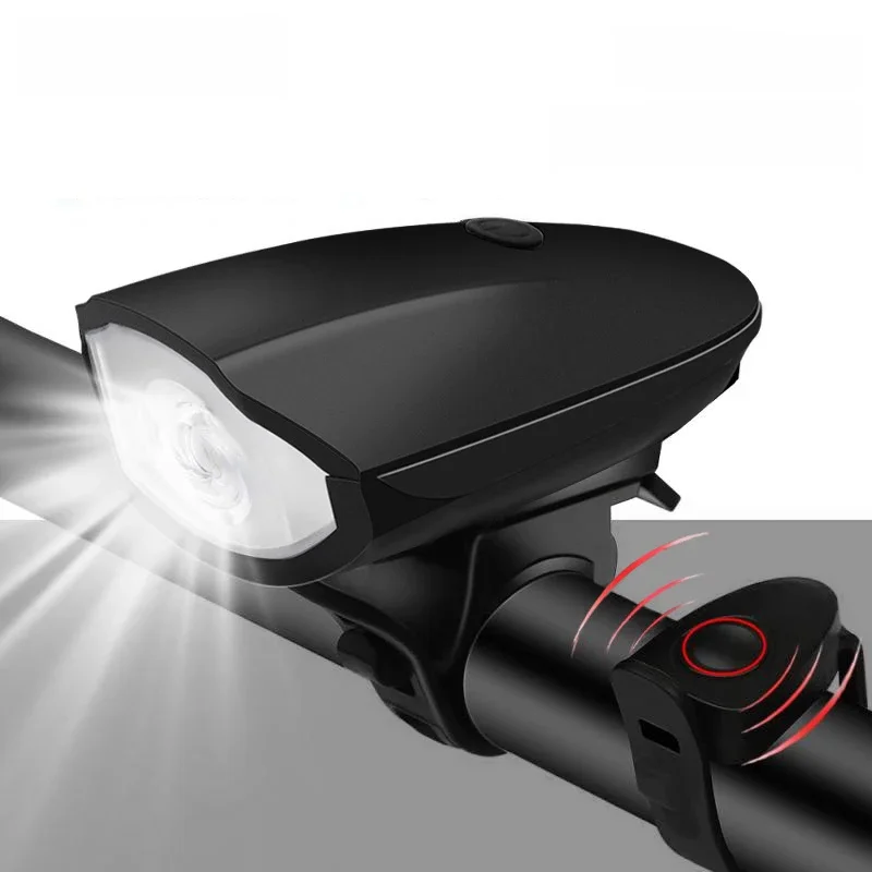 AliExpress cycle zone Bicycle Light Bike Light with Horn USB Rechargeable LED Waterproof MTB Bike Dark Night Outdoor