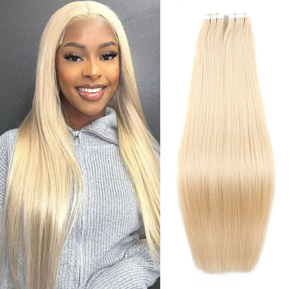 tape-in-hair-extensions-remy-virgin-hair-extensions-straight-100-human-hair-613-highlight-blonde-color-skin-weft-hairpiece