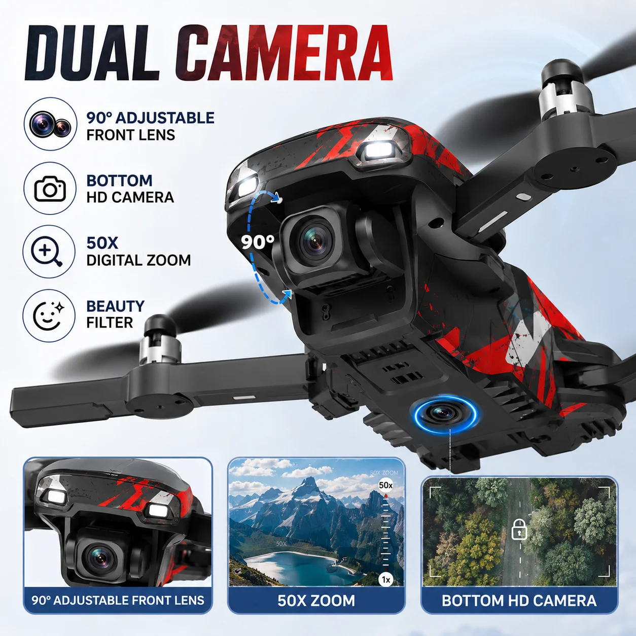 RC-gevechtsvliegtuigdrone met - Drone Rc Fighter Jet recensie en prijs