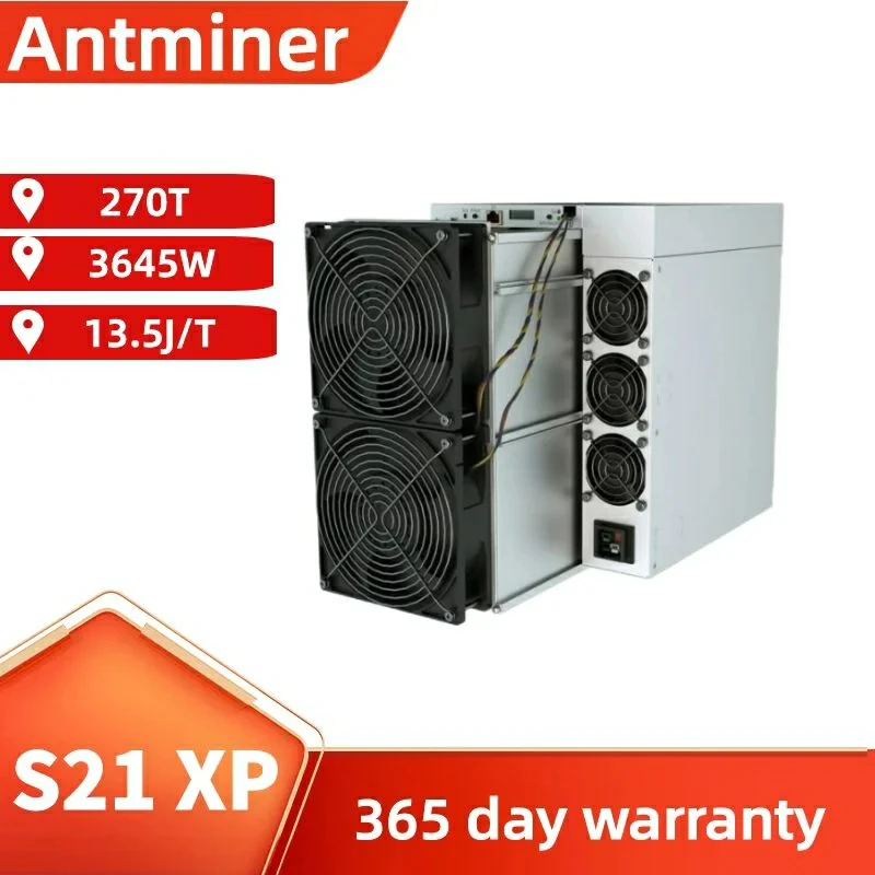 

A1 NEW itmain Antminer S21 XP 270TH/s 3650W Bitcoin Miner Algorithm SHA256 BTC Mining Machine Antminer S21 XP 270T 3650W