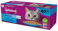 WHISKAS cat wet food Fish Flavors Jelly sachet 40x85g