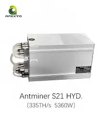 BF BUY 5 GET 3 FREE Bitmain Antminer S21 Hydro 335T Water Cooling Kit Machine Stock 5360W Cryptocurrency Mining