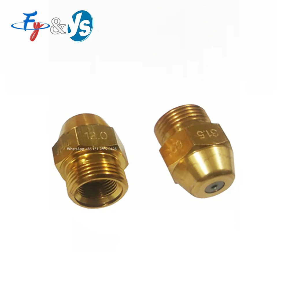 

Oil Nozzle for Diesel Methanol, Fuel Burner Boiler, Combustion Injection Oil Jet, 60 Degrees, 12-31.5GPH