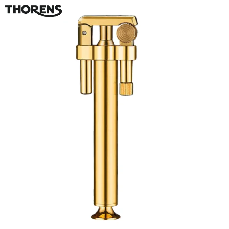 THORENS Kerosene lighters are handmade, creative, personalized, small torch-shaped brass pipe lighters.