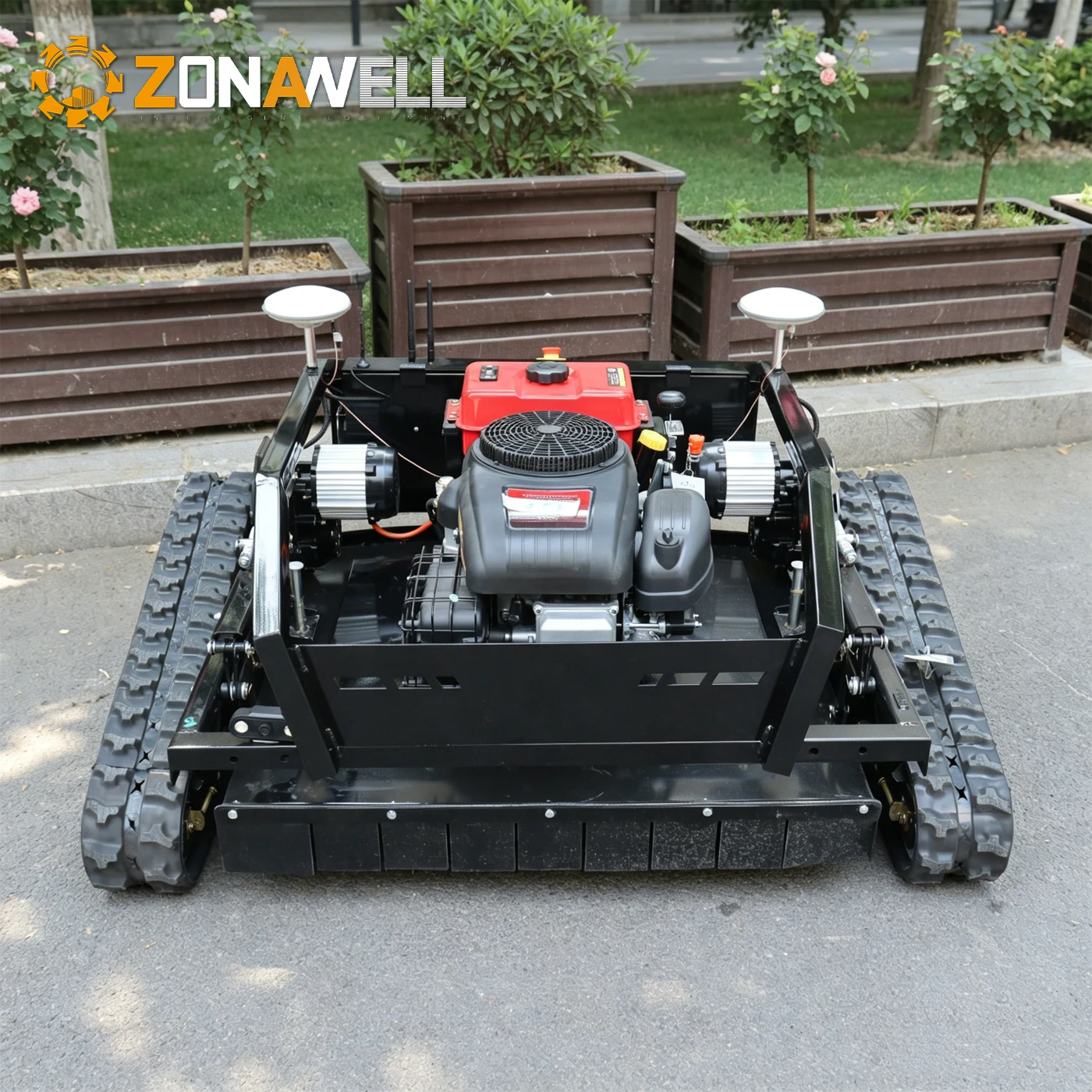 

Smart lawn mower remote control electric Antistall 4000㎡/h 1000MM 60° Customized deposit One-click start and stop Campgrounds