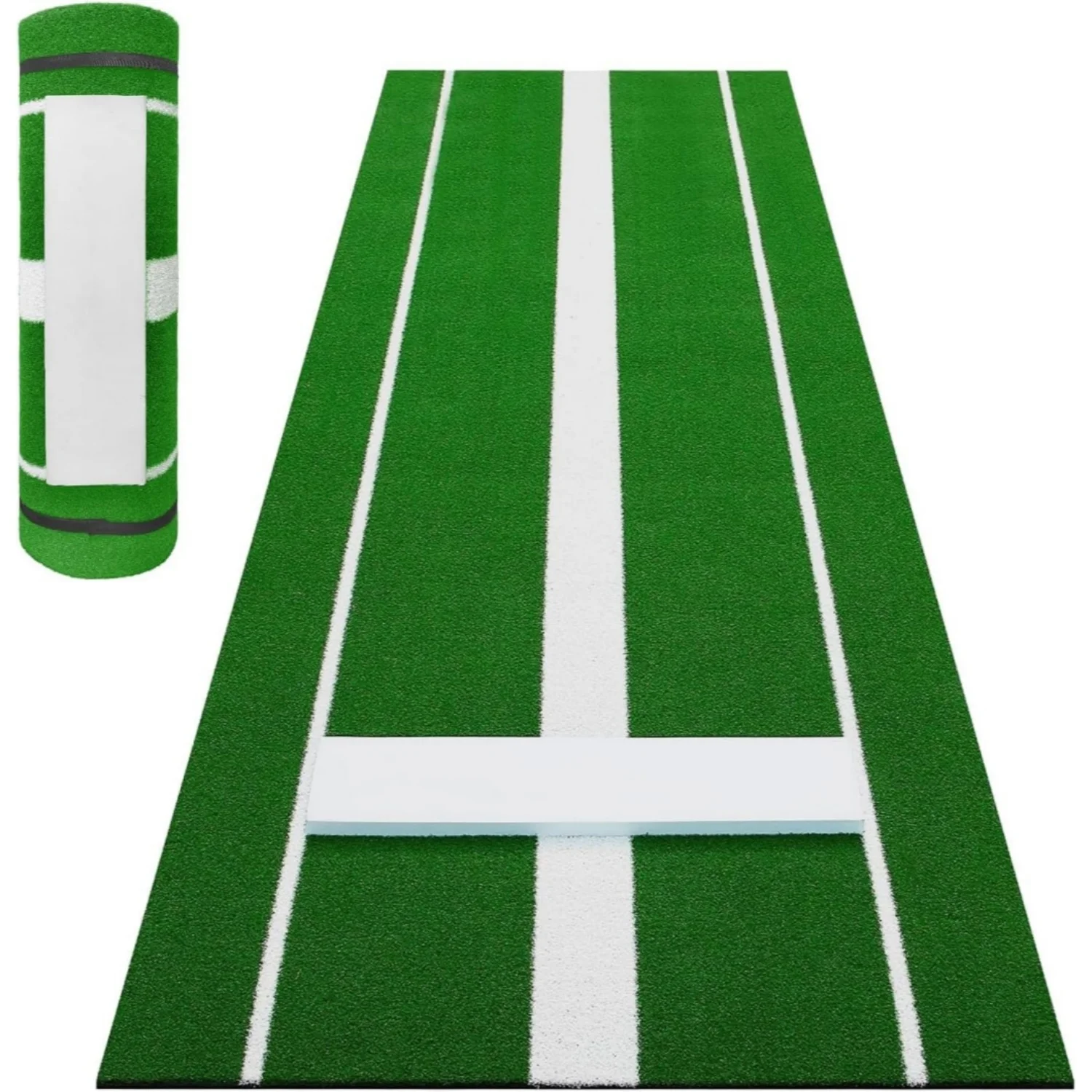 Tapis de lancer de softball, tapis d'entraînement de softball avec base en caoutchouc, gazon artificiel coloré, piste de lancer de softball pour intérieur et extérieur