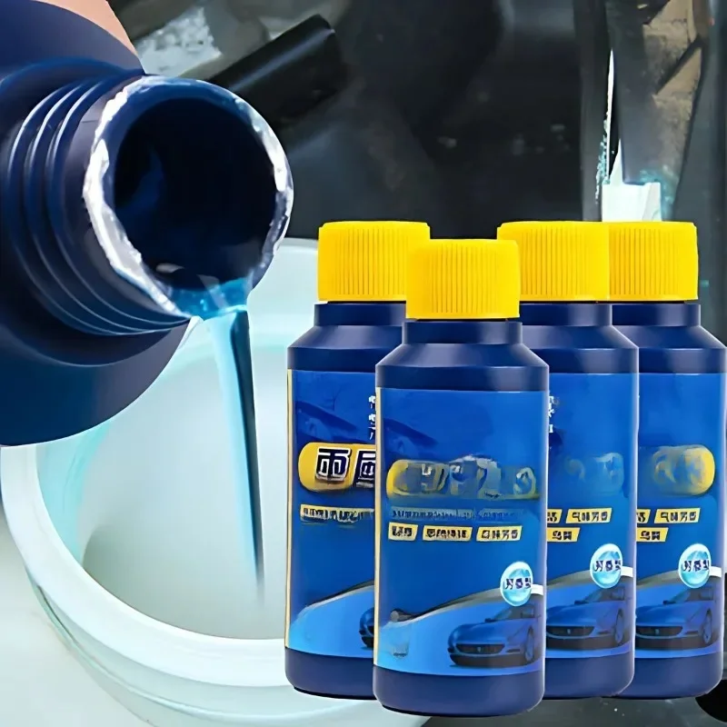 Liquide lave-glace concentré 60ml, dissolvant de saleté parfumé, nettoyeur de vitres pour pare-brise automobile, outils de nettoyage de voiture