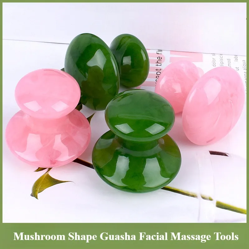 

1 шт., грибная форма, гуаша, массаж лица, инструмент для расслабления кожи, подтяжка лица, удаление морщин, портативный ручной массажер