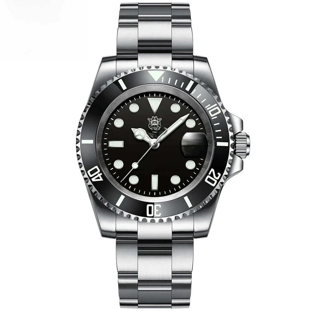 SD1953 STEELDIVE merk keramische bezel 41 mm Steeldive 30ATM waterbestendig NH35 automatisch herenduikhorloge met gefreesde sluiting - afbeelding 2