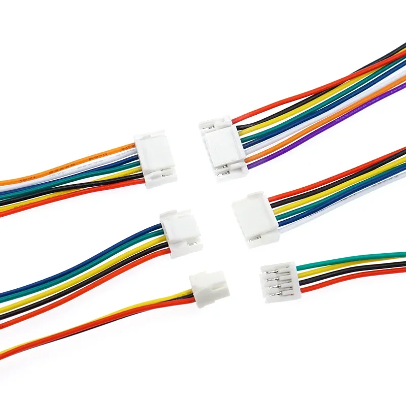 10 sztuk 2P/3P/4P/5P/6 Pin JST GH seria 1.25 złącze z przewodem 150MM 1007 28 AWG GH1.25 1.25MM 15CM — zdjęcie 2