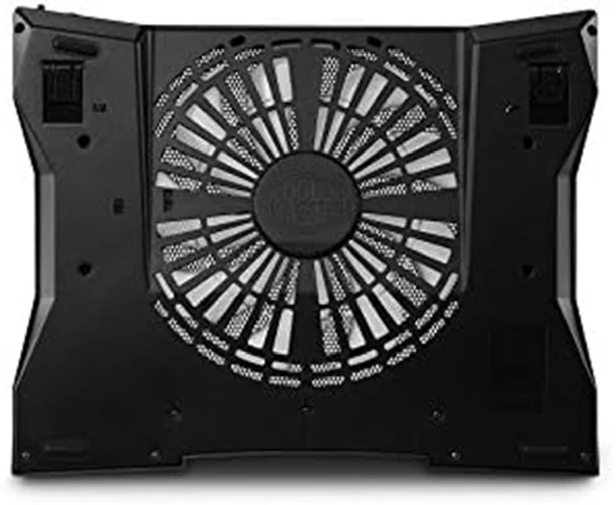 Disipador con ventilador+Hub USB 230A para Portátil,Base de Refrigeración para Portátiles – Ventilador 230mm Silencioso en Forma X, Controlador de Velocidad del Ventilador, Hub USB, Compatible Portátiles hasta 17" 1