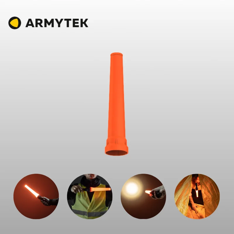 Armytek-varita de tráfico naranja para linternas, ATW-01, A0601O