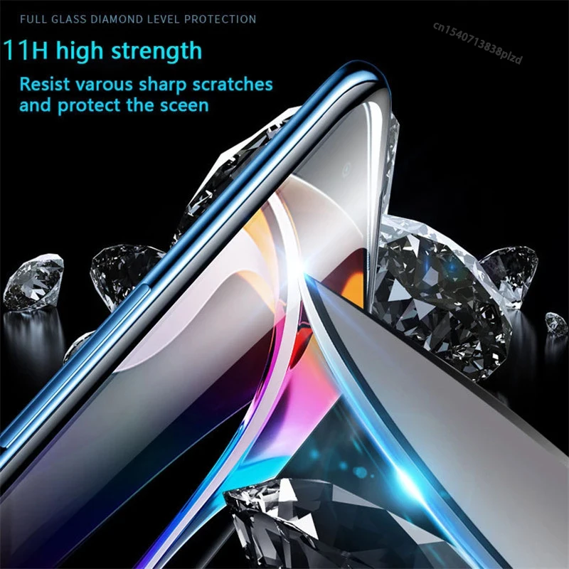 Curved Screen Protector For Xiaomi Mi 12S 11 Ultra 12 Pro UV Tempered Glass Mi Note 10 Note10 Mix 4 Mix4 Mi12 Mi11 10S S 5G Film