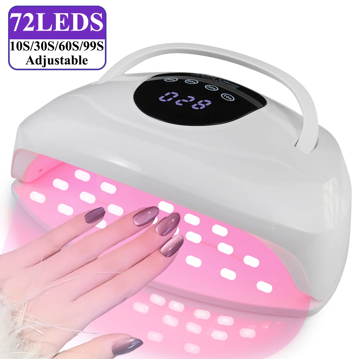 

SUN X18 MAX Профессиональная лампа для сушки ногтей для маникюра, машина для сушки гель-лака с автоматическим датчиком, УФ-светодиодная лампа для ногтей